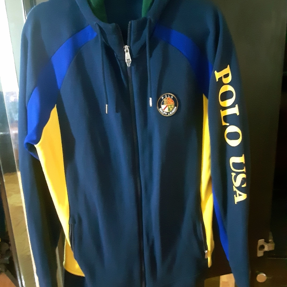 Retro preowned polo ralph Lauren ski cookie hoodie xl